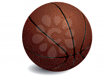 basketball ball isolated on a white background
