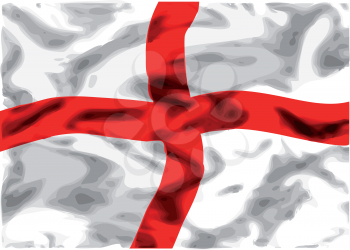 st george's flag. close up of the English flag