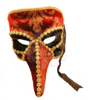 Venetian mask isolated on a white background