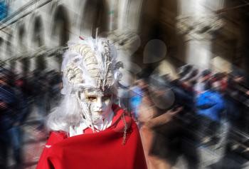 Venice Carnival Costume, Venice, Italy,