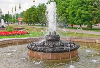 Old Fountain in VVC (VDNH), Moscow, Russia, East Europe