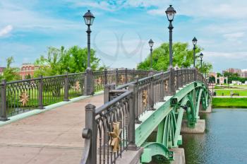 Green Bridge in Tsaritsino Park, Moscow, Russia, East Europe