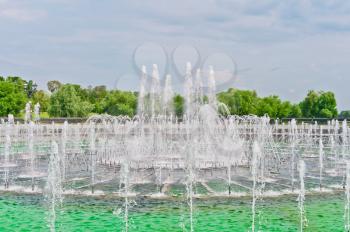 Big Fountain in Tsaritsino Park, Moscow, Russia, East Europe