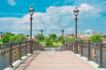 Bridge in Tsaritsino Park, Moscow, Russia, East Europe