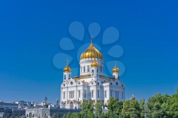 Cathedral of Christ the Savior in Moscow, Russia, East Europe