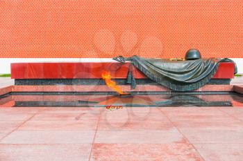 Eternal Flame and Tomb Of The Unknown Soldier, Kremlin, Moscow, Russia
