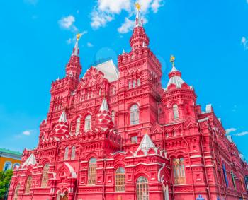 The State Historical Museum of Russia, Red Square, Moscow, Russia