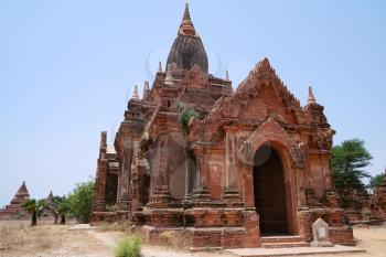 Ancient Buddhist Temple in Bagan, Myanmar, Southeast Asia