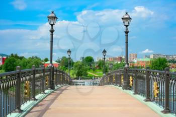 Bridge in Tsaritsyno Park, Moscow, Russia, East Europe