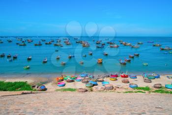 Colorful fishing village, Mui Ne, Vietnam, Southeast Asia