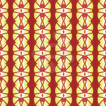 Vector seamless pattern texture background with geometric shapes, gradient colored in red, yellow and white colors.
