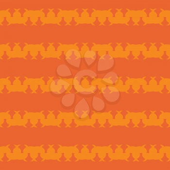 Vector seamless pattern texture background with geometric shapes, colored in orange colors.