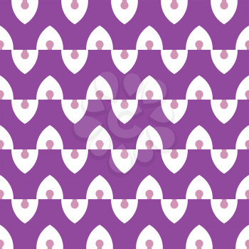 Vector seamless pattern texture background with geometric shapes, colored in pink, violet and white colors.