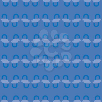 Vector seamless pattern texture background with geometric shapes, colored in blue colors.