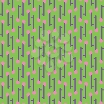 Vector seamless pattern texture background with geometric shapes, colored in green, purple, violet and pink colors.