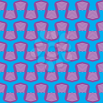 Vector seamless pattern texture background with geometric shapes, colored in violet, blue and white colors.