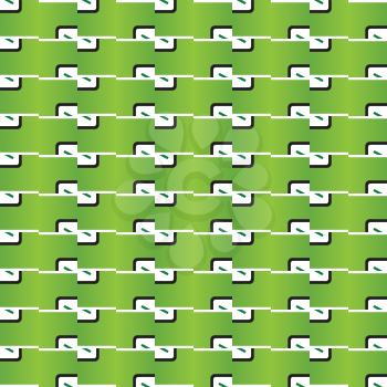 Vector seamless pattern texture background with geometric shapes, gradient colored in green, black and white colors.