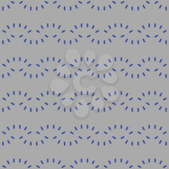Vector seamless pattern texture background with geometric shapes, colored in grey and blue colors.