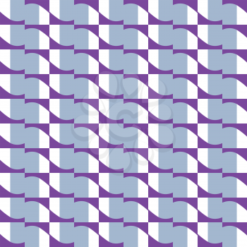 Vector seamless pattern texture background with geometric shapes, colored in blue, purple and white colors.