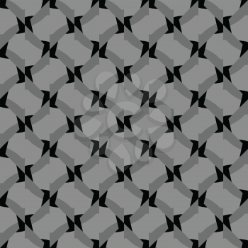 Vector seamless pattern texture background with geometric shapes in grey and black colors.