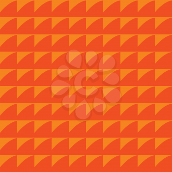 Vector seamless pattern texture background with geometric shapes, colored in orange colors.