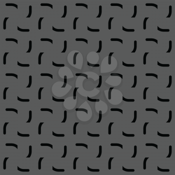 Vector seamless pattern texture background with geometric shapes in grey and black colors.