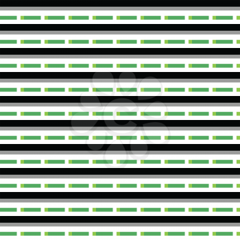 Vector seamless pattern texture background with geometric shapes, colored in black, grey, green and white colors.