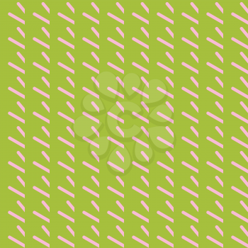Vector seamless pattern texture background with geometric shapes, colored in green and pink colors.