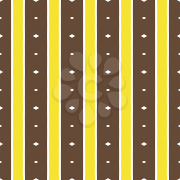 Vector seamless pattern texture background with geometric shapes, colored in brown, yellow and white colors