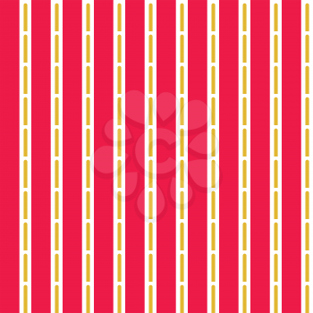 Vector seamless pattern texture background with geometric shapes, colored in red, yellow and white colors.
