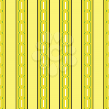 Vector seamless pattern texture background with geometric shapes, colored in yellow, green, white and black colors.