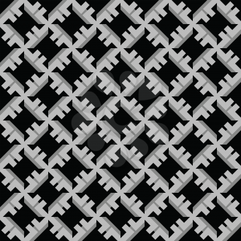 Vector seamless pattern texture background with geometric shapes in black, grey and white colors.