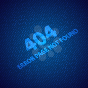 404 Error page not found. Vector illustration .