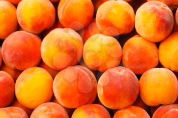 Peach Close Up Fruit Background