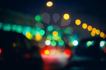 Street Lights Out Of Focus