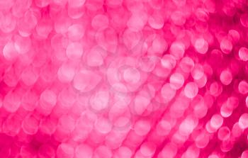 Bokeh Background With Pink Holiday Blur Lights