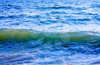 Sea Ocean Waves. Abstract Dark Background Stormy Sea