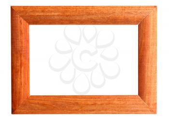 Vintage Picture Frame, Wood Plated, White Background