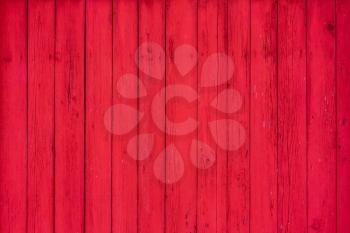 Red Wooden Boards Background Texture