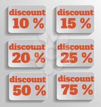 Discount text with numbers