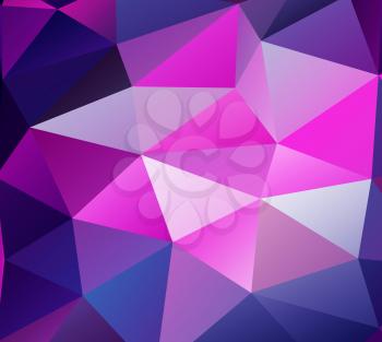 Triangle background. Purple polygons. Abstract background in modern style