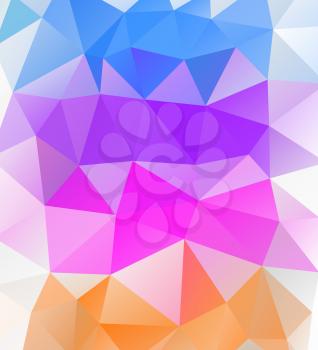 Triangle background. Multicolor polygons. Abstract background in modern style