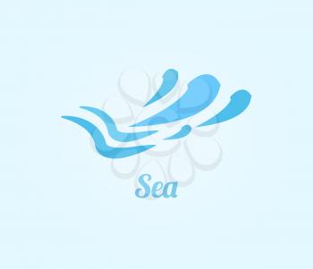Sea icon sign. Wave icon