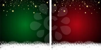 Merry Christmas background red and green