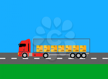 Trucks lorry icon design style flat.  Car and transportation, van and delivery truck, semi truck, truck driver, lorry and delivery, transport cargo, business logistic illustration
