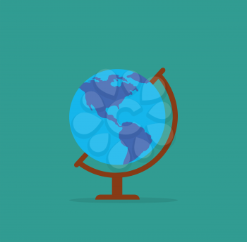 Earth vector icon. Globe icon background. World globe school icon. Globe icon isolated on white. Education Globe Earth symbol. Globe silhouette. Geography Earth map. Thin line Globe Earth. World globe