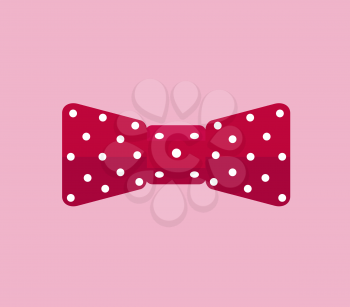 Business accessory bow tie design flat. Bow tie for business, accessory and bow tie vector, man bow tie, bow tie, cloth for suit, fashion wear bow tie, elegance necktie, knot bow tie illustration