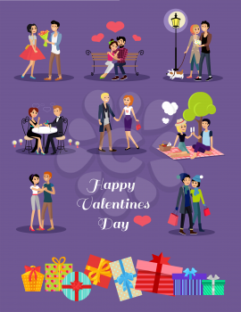 Happy valentine day couple on date. Couple lover on valentine day, happy valentine, couple in love young couple, shopping love happy couple, woman man restaurant, holiday valentine day man give flower