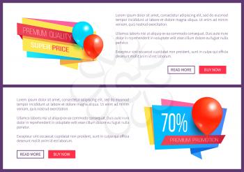 Special discount weekend sale best price super offer exclusive premium promotion set of color stickers with shiny glossy balloons web posters landing pages