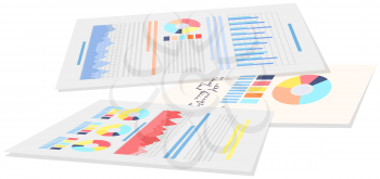 Visualize with business analytics. Work with statistical data analysis, changing indicators. Analyze statistical indicators, business data. Marketing research for presentation. Data financial report